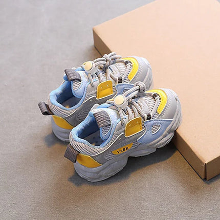 Size 21-36 Baby Toddler Shoes For Boys Girls Breathable Mesh Little Kids Casual Sneakers Non-slip Children Sport Shoes tenis