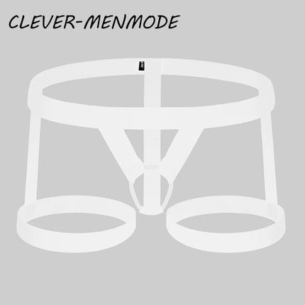 Men's Sexy Thong Bondage Man Underwear Fetish Erotic Lingerie Legging Belt Cockring Suspender Band Flirting