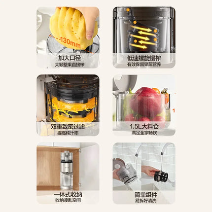 Supor original juice machine juicer household automatic fruit vegetable juicer with slag separation small