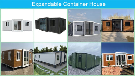 1 MOQ Factory Customized Luxury Australia Structure Expandable Prefab Collapsible Container House Sliding Home Office 40ft 20ft