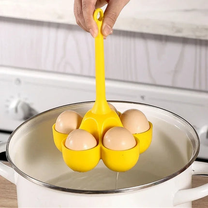 3/5 Holes Silicone Egg Cooker High Temperature Resistant Steamed Egg Tray Food Grade Complementary Food Make Kitchen Tools