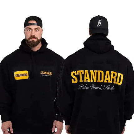 Autumn and Winter Gym Men's Hoodies Thavage Muscular Men CBUM  Gym Hoodies CBUM Fitness Joggers CBUM