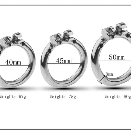 Male Super Mini Chastity Cage Stainless Steel Chastity Device Penis Cage Cock Ring With Lock Sex Toys For Men BDSM Sissy