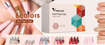Venalisa VIP4 7.5ml Gel Nail Polish Hema Free Full Coverage Beautiful Semi Permanent Soak Off UV LED Gel Nail Polish Gel Lacquer