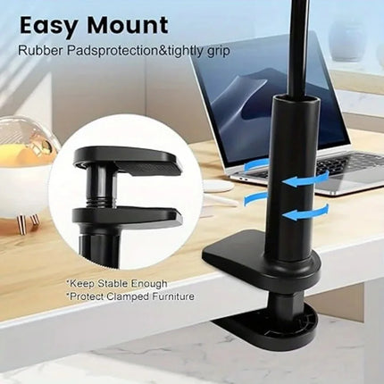 Lazy Gooseneck Long Arm Clip Bracket 360° Flexible Bedside Desktop Overhead Phone Holder For iPhone Samsung Live Stream