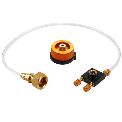 Camping Gas Stove Gas Refill Adapter Hiking Outdoor Burner Bridge card type Long Flat Gas Tank  Furnace Coupler  Connector