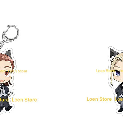 WIND BREAKER Haruka Sakura Akihiko Nirei Kyoutarou Sugishita Tasuku Tsubakino Shuhei Suzuri Wolf Butler Chibi Acrylic keychain