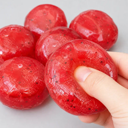 Handmade Watermelon Slushy Squishy Toy Stress Relief Squeeze Toy Soft Slow Rebound  Realistic Fruit Simulation Model Adult Gift