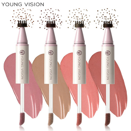 Double-headed Blush Freckle Stamp Pen Long-lasting Waterproof Natural Quick-drying Liquid Blusher French Freckle Makeup Tool