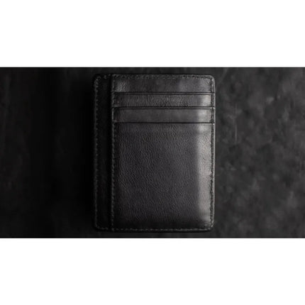 Shadow Wallet Leather By Dee Christopher Slim Minimalist Mentalism Prop Close-Up Magic Tricks Gimmick Magician Card Reveal Magia