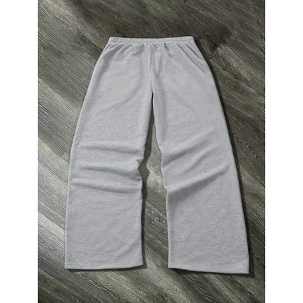 Men'S Versatile Solid Color Drawstring Loose Casual Sports Pants，Spring And Autumn Men'S Outdoor Home Casual Trousers
