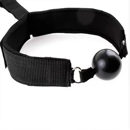 Adult Bondage Gear SM Back Handcuff Restraint Set Mouth Gag Slave Play Sextoy Bondage Kit for Adult Gear Adult Couple Woman 18+