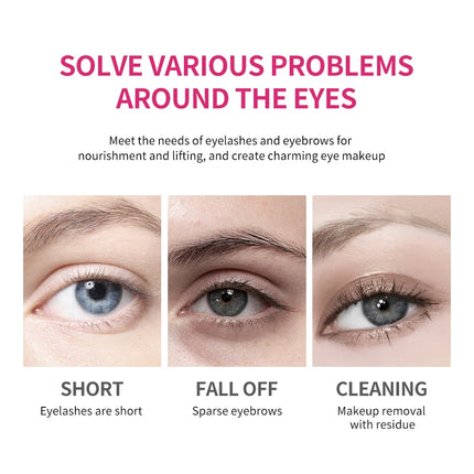 Super value cosmetics set Luxury eyelash set, eyelash care (eyelash essence, peptide mascara, curling mascara, makeup remover, e