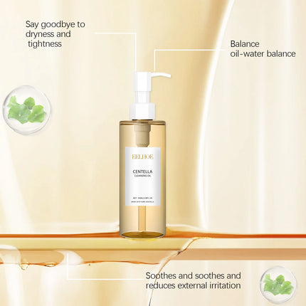 Centella Cleansing Oil Makeup Remover Gentle Facial Cleansing Moisturizing Vitamin E Oil Control Shrink Pores Skincare Products