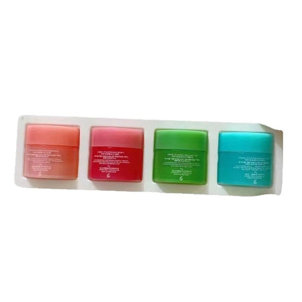 Laneige Lip Mask Jelly Sleep Lip Balm Night Repair Moisturising Treatment 4*8g Set Hydrating Light Nourishment Christmas Gifts