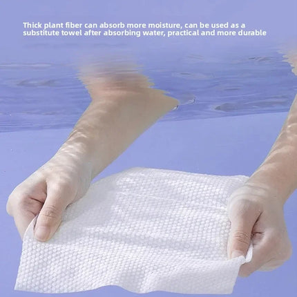 Face Towel Disposable Pure Cotton Thick Facial Towels Disposable Compressed Wipes Soft Cleansing Wipes Travel Makeup Paper Home