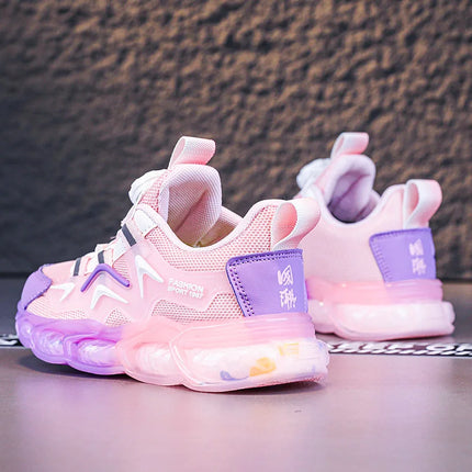 Childrens Sneakers Casual Mesh Breathable Flat Walking Shoes Fashion 2024 Trendy Girls Tennis Shoes Kids Sports Shoes for Boy