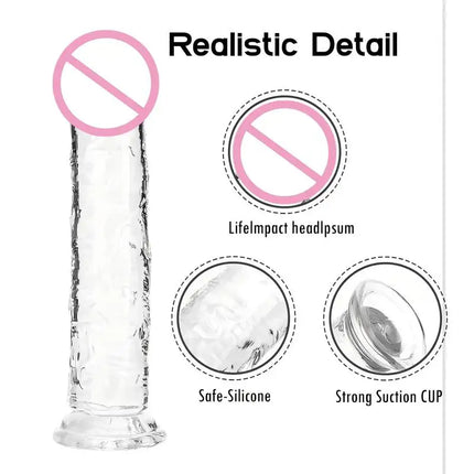 【AD】7 Sizes Dildo With Suction Cup Huge Jelly Dildos Sex Toys For Woman Men Fake Dick Big Penis Anal Butt Plug Sex Shop 18+
