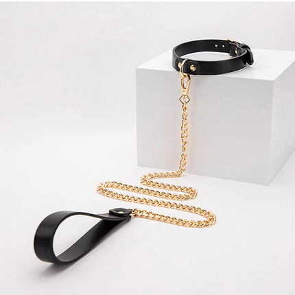 BLACKWOLF Slave Bed Bondage Collar Neck Restraint with Leash BDSM Erotic Sex Toys For Women Couples Adult Games Erotic Product
