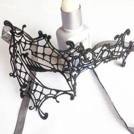 Sexy Women Ladies Gothic Lace Sexy Black Nightclub Belly Dance Party Eye Mask