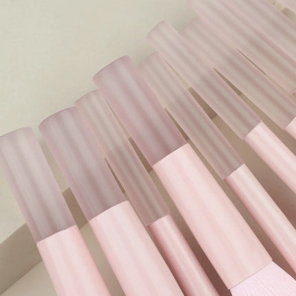New Mini Makeup Brush Set 10PCS Eyeshadow Loose Powder Brush Travel Portable Soft Hair Makeup Tools Christmas gift