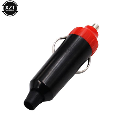 1PC 12V Male Car Cigarette Lighter Socket Plugs Motorcycle Socket Power Charger Adapter Connector + Fuse Converter Plug