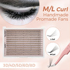 4D 0.07mm 360 fans / L / 12mm|China Mainland