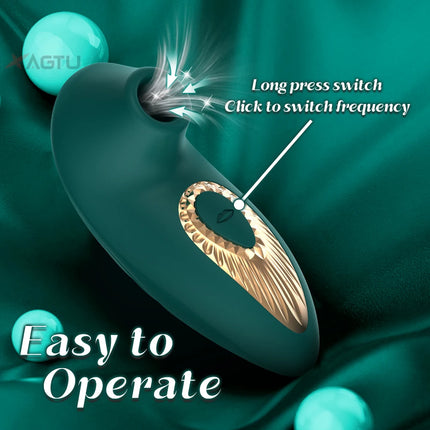 10 Mode Powerful Clit Sucker Vibrator for Women Sucking Clitoris Vacuum Stimulator Nipple Vibrating Female Sex Toy for Adult 18+