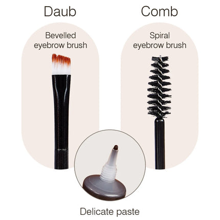 4 Colors Professional Eyelash Eyebrow Dye Tint DIY Fast Tint Waterproof Long Last Natural Semi Permanent Eyebrow Coloring Cream