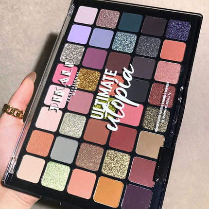 DIKALU 40 Color Eyeshadow Palette Utopia Queen Earth Pearl Matte Glossy Multi-Color Palette