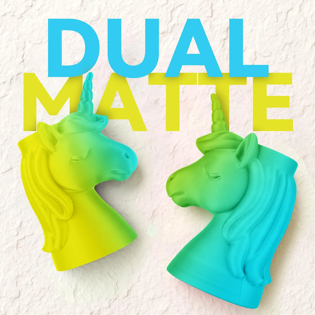 SUNLU 1KG Dual Color Matte 3D Printer Filament 1.75mm 1kg +/- 0.02mm PLA Matte Filament Fit Most FDM 3D Printer & 3D Pen
