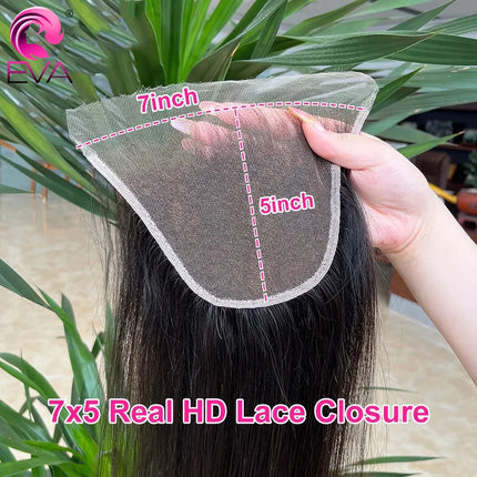 Straight 6x6 5x5 HD Lace Closure Only Skinlike 13x6 HD Lace Frontal Only Preplucked Brazilian Human Hair 13x4 HD Frontal Closure