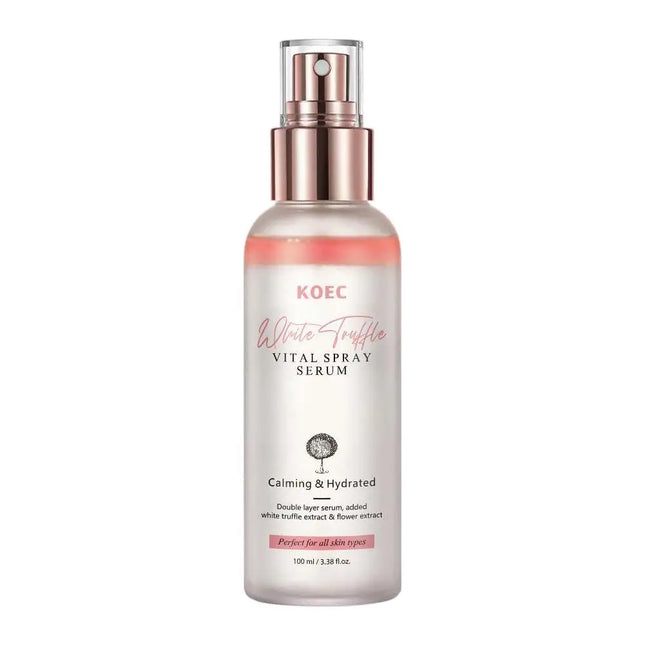 KOEC White Truffle First Spray Serum, Moisturizing Glowing Facial Setting Spray, Hydrating Nourishing Skin Care Mist 100ml