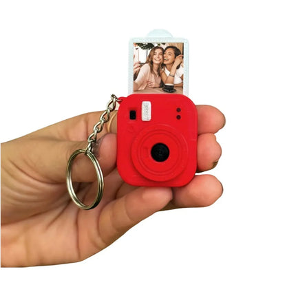 Portable Mini Camera Keychain Metal Key Ring Lightweight 3D Print Camera Pendant Decorative Multipurpose Bag Hanging Ornament