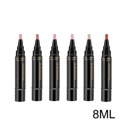 Summer Neon Gel Nail Polishs Pen Long Lasting Pure Color Nail Gel Nail Arts Marker Manicure Pen Nail Polishs Base Top Coat Gel