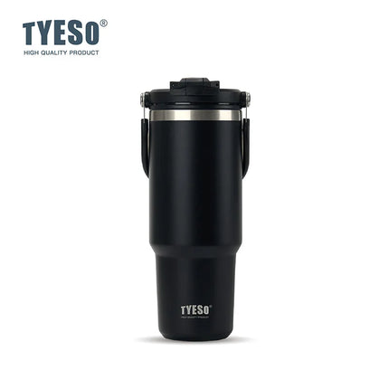 TYESO 600/900/1200ML Travel Coffee Mug Stainless Steel Double Walled Vacuum Water Bottle Tumbler Thermo Bottle Insulated Cup