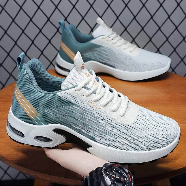 Ultralight Running Shoes for Men Casual Breathable Mesh Sneakers Anti-slip Fashion Solid Colour Men's Shoes Plus Size 47