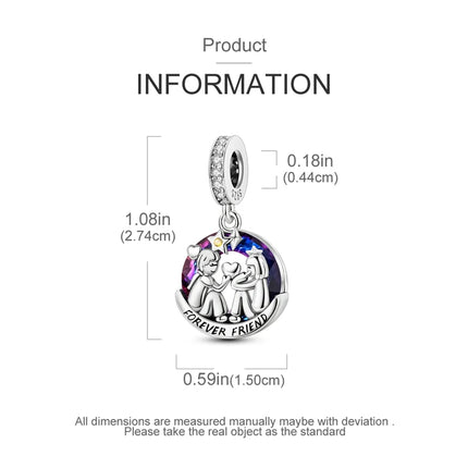 100% 925 Sterling Silver Blue Crystal Life Tree Angel Star Moon Pendants Charms Fit Qikaola 925 Original Bracelets DIY Jewelry