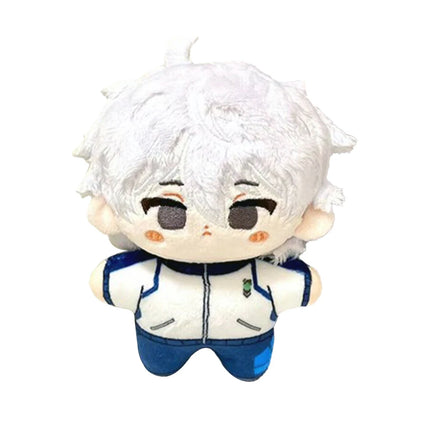 Mini Anime Plush Keychains Michel Caesar Mikage Reo Nagi Seishiro Chigiri Hyoma Bachira Meguru Cute Stuffed Starfish body Doll