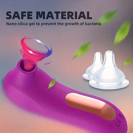 Silicone Powerful Vacuum Sucker Clitoris Sucking Vibrator G Spot Nipple Stimulator Massager Adult Sex Toys for Women
