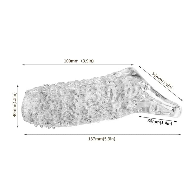 Penis Enlargement Sex Toys For Men Cock Ring Stretcher Extender Sleeve Reusable Condoms Goods Adults Products Erotic Couple Tool