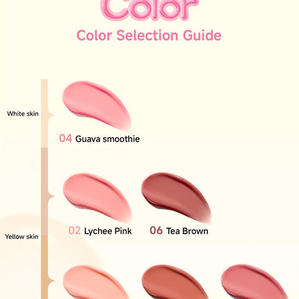 Rock Sweet Liquid blusher Rouge Vitality Pink Blush Brightening Plumping Color for the Face Hot Selling Beauty Product
