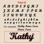 Font 8 / Silver