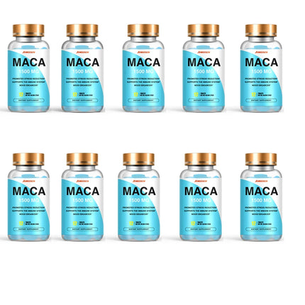 Maca Root Tablets for Men To Maximize Vitality and Performance Made with Black Maca, Ashwagandha,Black Pepper