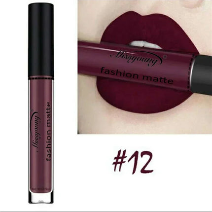 New Brand Makeup Lipstick Matte Lipstick Brown Nude Chocolate Color Liquid Lipstick Lip Gloss Matte Batom