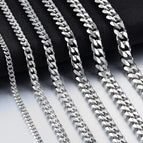 Silver / Width 3.5MM / 14inch (35cm)