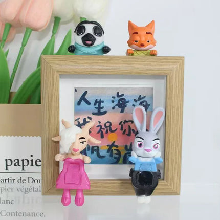 Hot Cartoon Angel Blind Box Zootopia Doll Figuren Unboxing Fun Car Interior Decoration Ornament Birthday Christmas Doll Gift