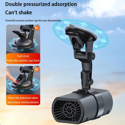 Car Heater Winter Fast Heating 12V Electric Heated Fan Windshield Defrosting Defogging Heating For Car Travel Camper 2026