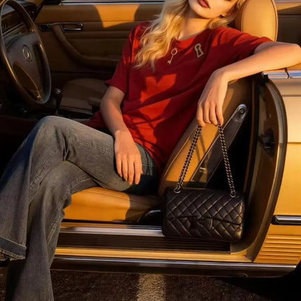 Hollow Out Spliced Metal Buckle T Shirts For Women O-neck Short Sleeve Minimalist Slimming T Shirt Female 2026