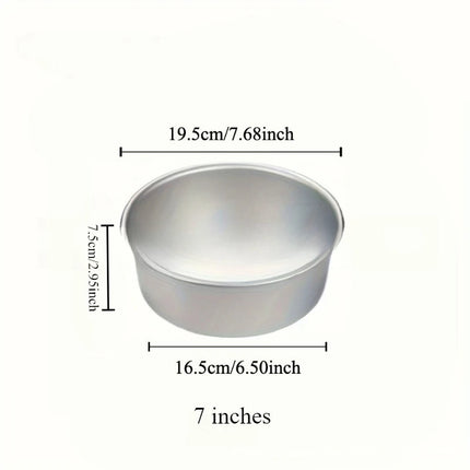 4-12 inch Aluminum Round Cake Bakeware solid bottom Chiffon  die for aluminum alloy Home baking cake mold pan cake tin